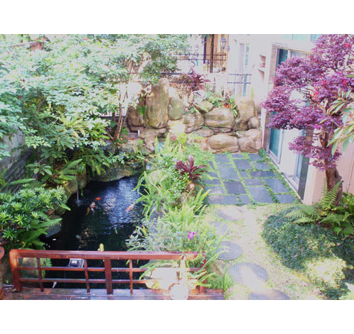 日式花园鱼池